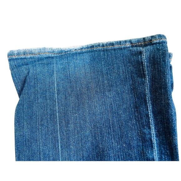 Vtg 90's Y2k So Jeans Women's Size 11 Blue Low Rise Flare Leg Denim Hip Huggers - Picture 7 of 7